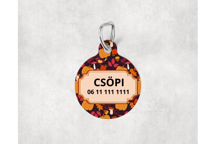 őszi mintás biléta kutyáknak - kör 2