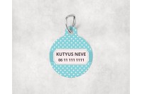 pasztell pöttyös biléta kutyáknak - csont 22