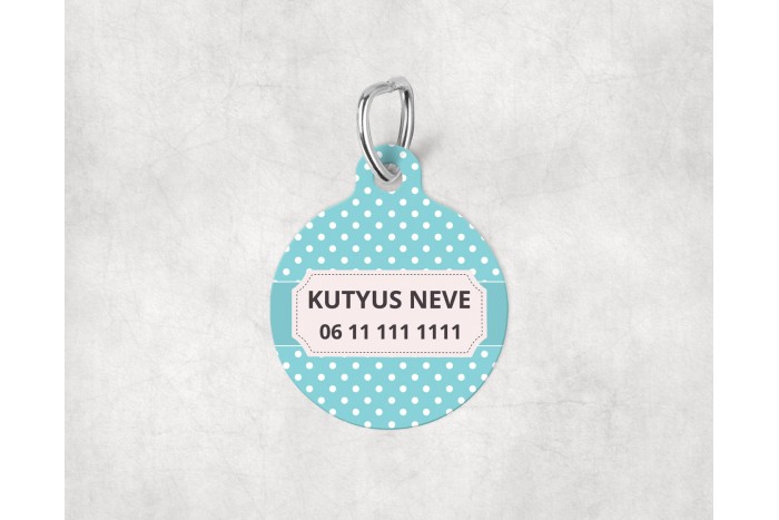 pasztell pöttyös biléta kutyáknak - kör 2