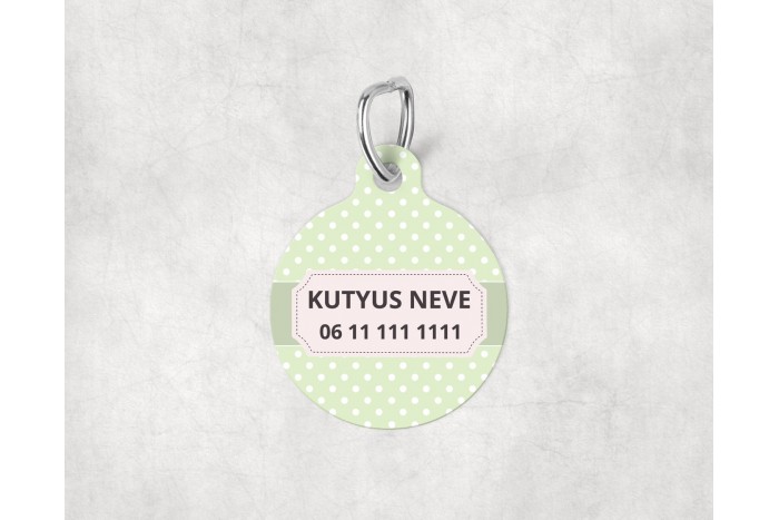 pasztell pöttyös biléta kutyáknak - kör 2