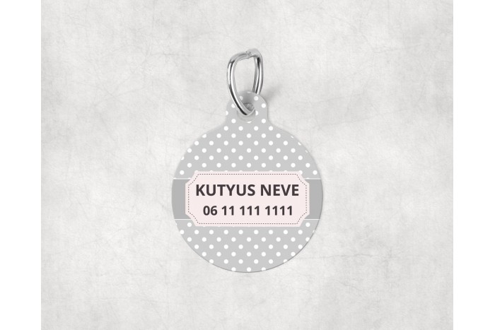 pasztell pöttyös biléta kutyáknak - kör 2