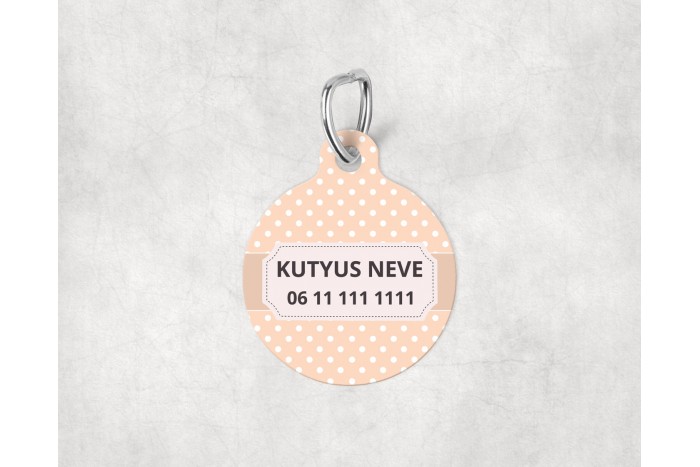 pasztell pöttyös biléta kutyáknak - kör 2