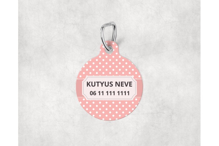 pasztell pöttyös biléta kutyáknak - kör 2