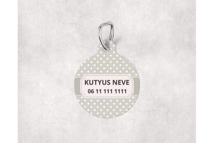 pasztell pöttyös biléta kutyáknak - kör 2