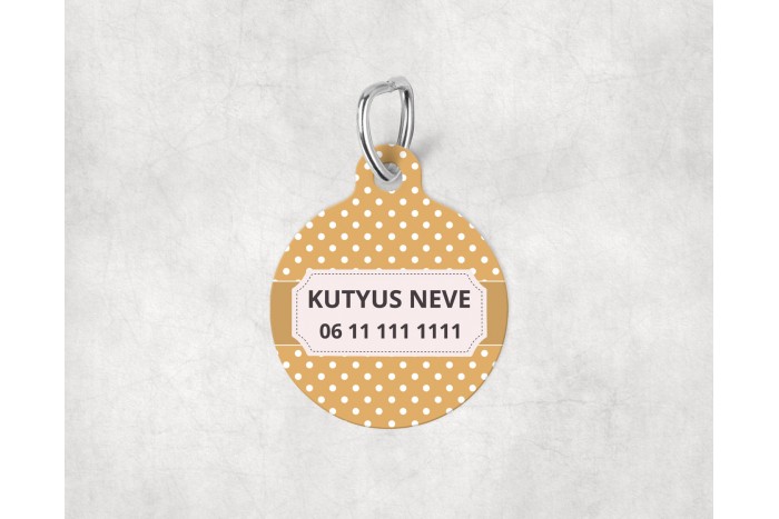 pasztell pöttyös biléta kutyáknak - kör 2