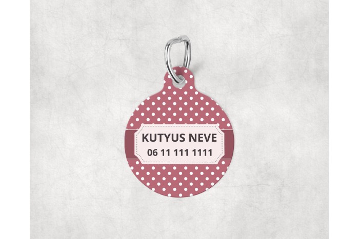 pasztell pöttyös biléta kutyáknak - kör 2