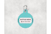 pasztell pöttyös biléta kutyáknak - csont 23