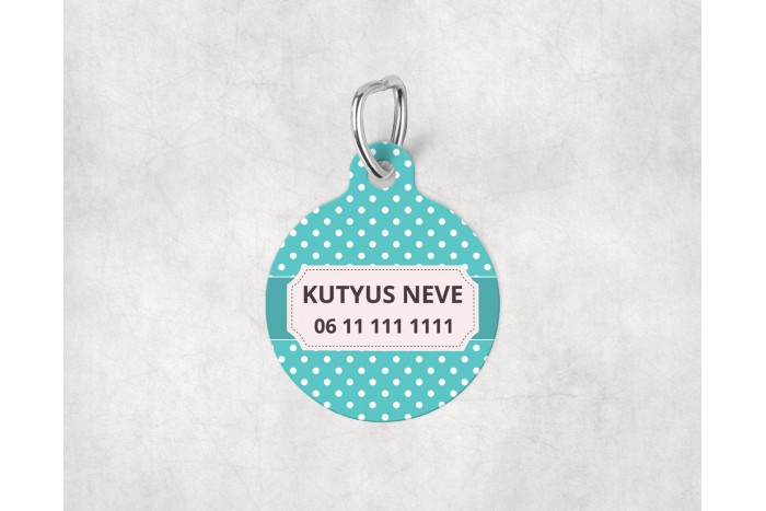 pasztell pöttyös biléta kutyáknak - kör 2