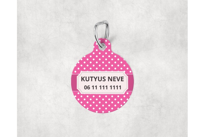 pasztell pöttyös biléta kutyáknak - kör 2