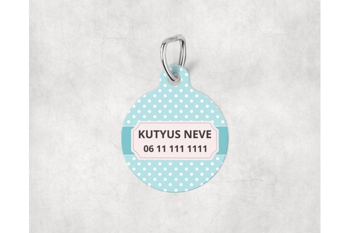 pasztell pöttyös biléta kutyáknak - kör 2