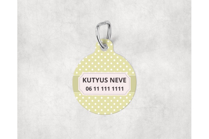 pasztell pöttyös biléta kutyáknak - kör 2