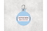 pasztell pöttyös biléta kutyáknak - csont 8