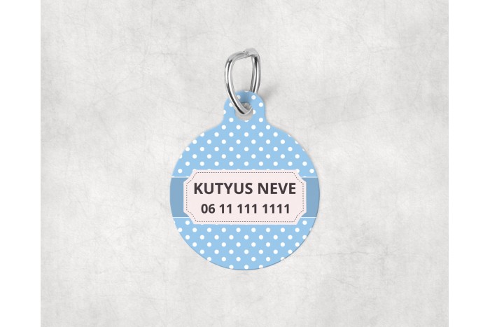 pasztell pöttyös biléta kutyáknak - kör 2