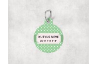 pasztell pöttyös biléta kutyáknak - csont 11