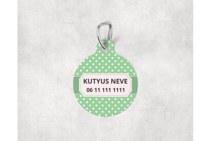 pasztell pöttyös biléta kutyáknak - kör 2