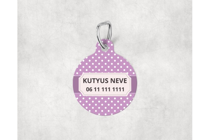 pasztell pöttyös biléta kutyáknak - kör 2