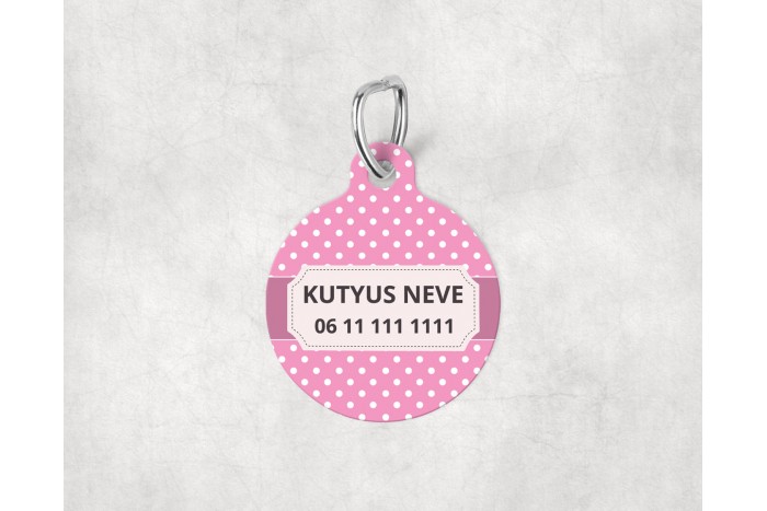 pasztell pöttyös biléta kutyáknak - kör 2