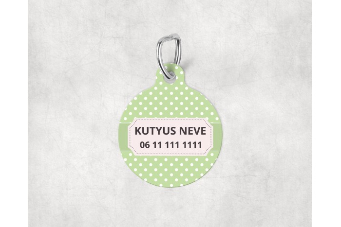 pasztell pöttyös biléta kutyáknak - kör 2