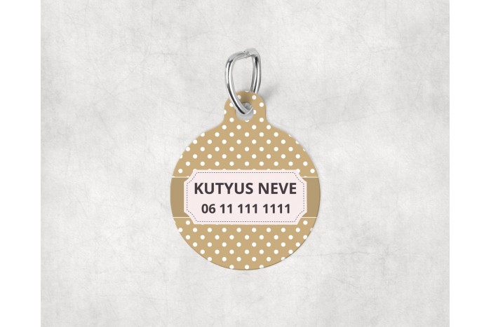 pasztell pöttyös biléta kutyáknak - kör 2