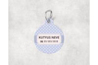 pasztell pöttyös biléta kutyáknak - csont 13