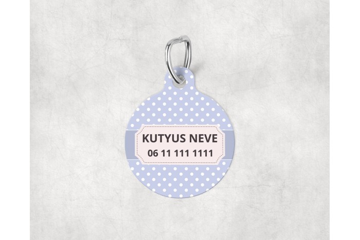 pasztell pöttyös biléta kutyáknak - kör 2