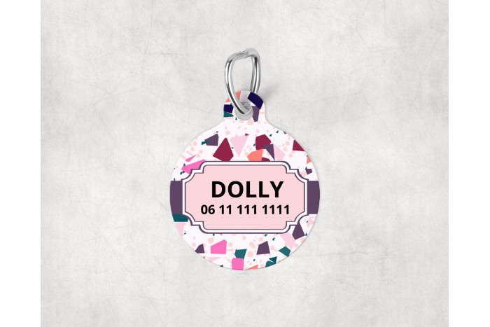 terrazzo mintás biléta kutyáknak - kör 2