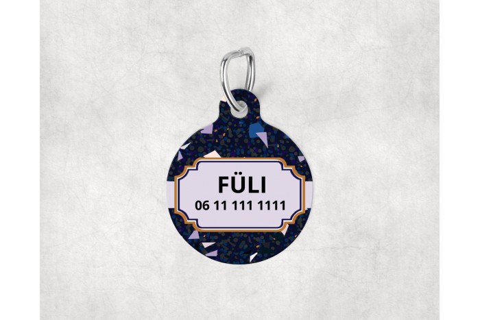 terrazzo mintás biléta kutyáknak - kör 2