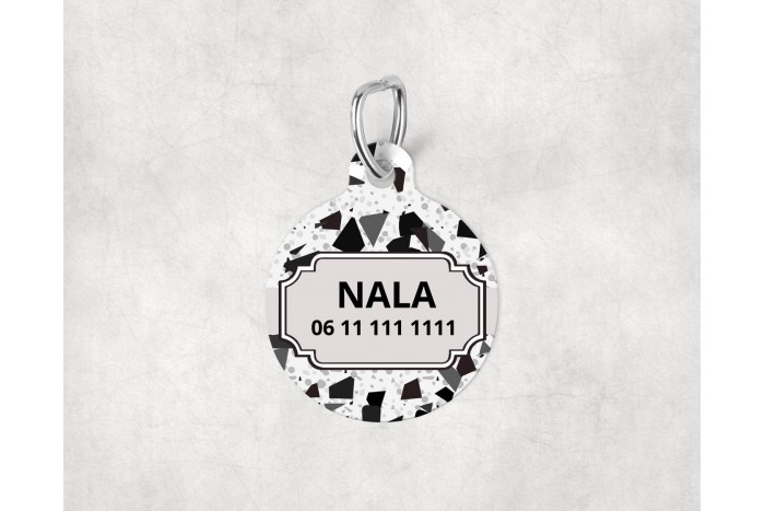 terrazzo mintás biléta kutyáknak - kör 2