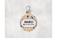 terrazzo mintás biléta kutyáknak - kör 7