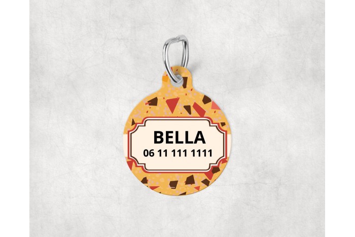 terrazzo mintás biléta kutyáknak - kör 2