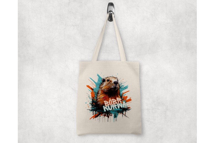 bober kurwa biopamut vászontáska 2