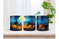 halloween mintás bögre 23