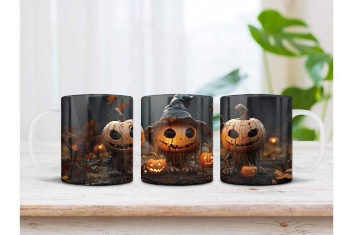 halloween mintás bögre 2