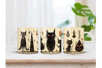 halloween mintás bögre 10