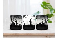 halloween mintás bögre 18