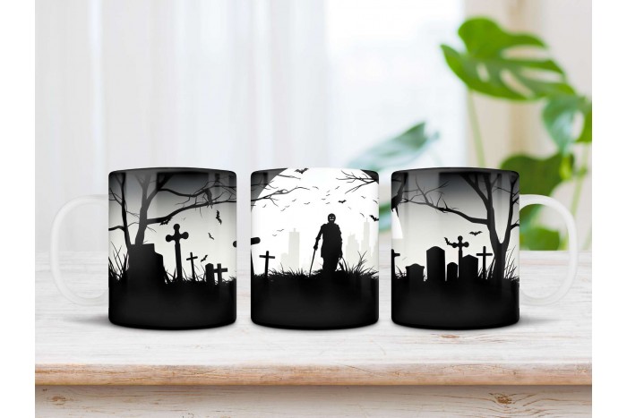 halloween mintás bögre 2