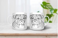 briard vonalrajzos bögre 4