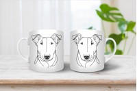 bullterrier vonalrajzos bögre 3