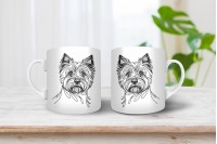 cairn terrier mintás bögre 29