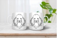 uszkár mintás párna 71