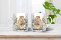 capybara - vízidisznó mintás bögre 17