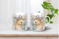 capybara - vízidisznó mintás bögre 19