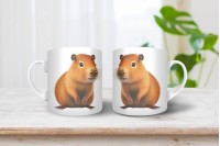 capybara - vízidisznó mintás bögre 23