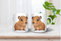 capybara - vízidisznó mintás bögre 29