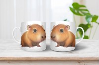 capybara - vízidisznó mintás bögre 4