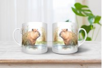 capybara - vízidisznó mintás bögre 10