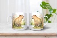 capybara - vízidisznó mintás bögre 12