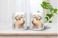 capybara - vízidisznó mintás bögre 14