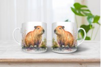 capybara - vízidisznó mintás bögre 7