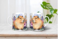 capybara - vízidisznó mintás bögre 9